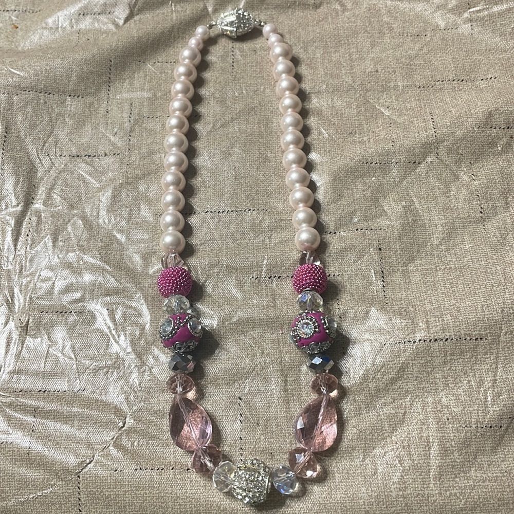 Pink fantasy necklace